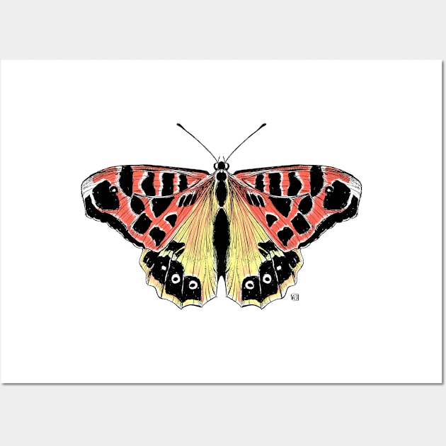 Not so real Butterfly red Wall Art by VeraAlmeida